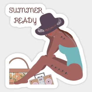 Summer Time Sticker